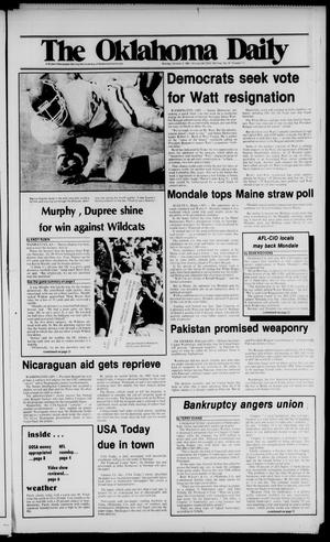 The Oklahoma Daily (Norman, Okla.), Vol. 70, No. 34, Ed. 1 Monday, October 3, 1983