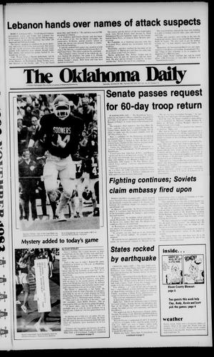 The Oklahoma Daily (Norman, Okla.), Vol. 70, No. 54, Ed. 1 Saturday, October 29, 1983