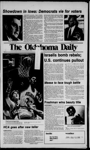 The Oklahoma Daily (Norman, Okla.), Vol. 70, No. 113, Ed. 1 Monday, February 20, 1984