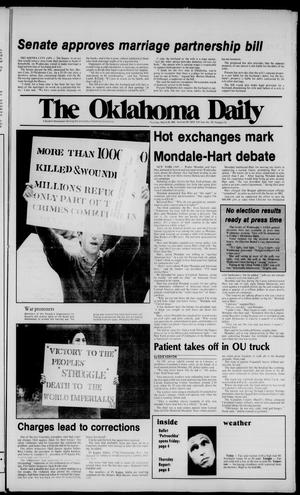 The Oklahoma Daily (Norman, Okla.), Vol. 70, No. 135, Ed. 1 Thursday, March 29, 1984