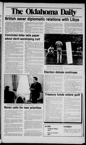 The Oklahoma Daily (Norman, Okla.), Vol. 70, No. 152, Ed. 1 Monday, April 23, 1984