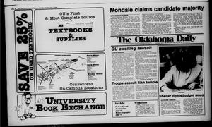 The Oklahoma Daily (Norman, Okla.), Vol. 70, No. 167, Ed. 1 Thursday, June 7, 1984