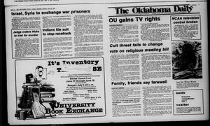 Primary view of object titled 'The Oklahoma Daily (Norman, Okla.), Vol. 70, No. 182, Ed. 1 Thursday, June 28, 1984'.