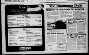 Primary view of object titled 'The Oklahoma Daily (Norman, Okla.), Vol. 70, No. 187, Ed. 1 Monday, July 9, 1984'.
