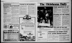 The Oklahoma Daily (Norman, Okla.), Vol. 70, No. 203, Ed. 1 Tuesday, July 31, 1984
