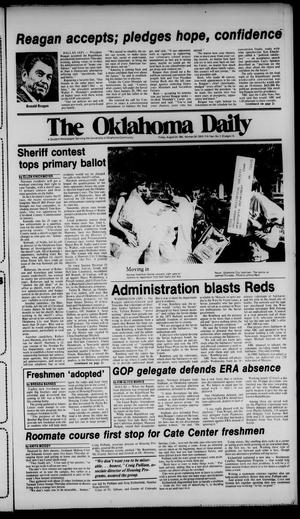 The Oklahoma Daily (Norman, Okla.), Vol. 71, No. 3, Ed. 1 Friday, August 24, 1984