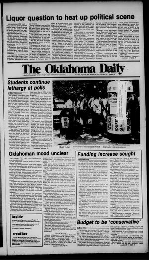 The Oklahoma Daily (Norman, Okla.), Vol. 71, No. 7, Ed. 1 Thursday, August 30, 1984
