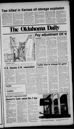 The Oklahoma Daily (Norman, Okla.), Vol. 71, No. 12, Ed. 1 Friday, September 7, 1984