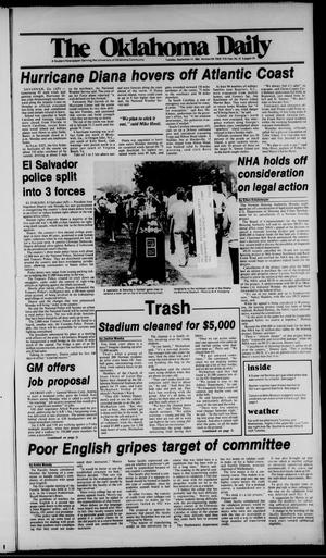 The Oklahoma Daily (Norman, Okla.), Vol. 71, No. 15, Ed. 1 Tuesday, September 11, 1984