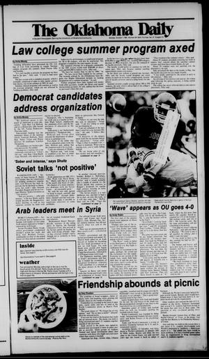 The Oklahoma Daily (Norman, Okla.), Vol. 71, No. 31, Ed. 1 Monday, October 1, 1984