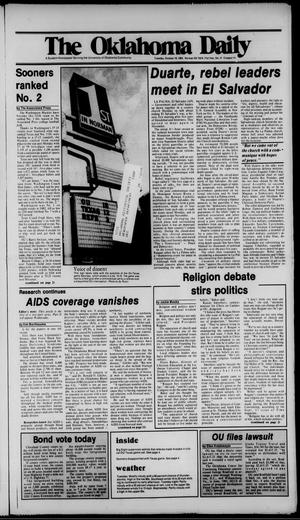 The Oklahoma Daily (Norman, Okla.), Vol. 71, No. 41, Ed. 1 Tuesday, October 16, 1984