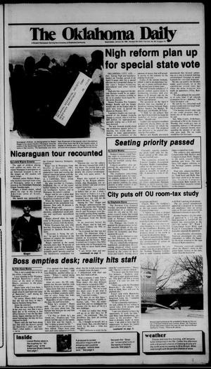 The Oklahoma Daily (Norman, Okla.), Vol. 71, No. 99, Ed. 1 Wednesday, January 30, 1985