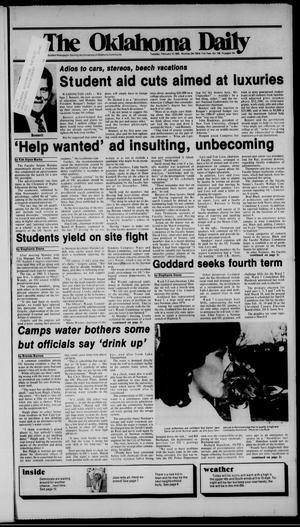 The Oklahoma Daily (Norman, Okla.), Vol. 71, No. 108, Ed. 1 Tuesday, February 12, 1985