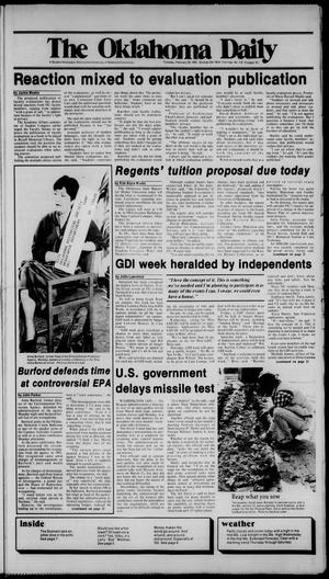 The Oklahoma Daily (Norman, Okla.), Vol. 71, No. 118, Ed. 1 Tuesday, February 26, 1985