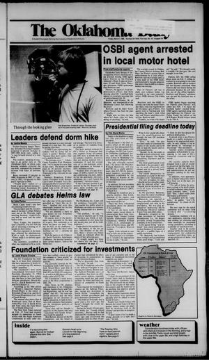 The Oklahoma Daily (Norman, Okla.), Vol. 71, No. 121, Ed. 1 Friday, March 1, 1985