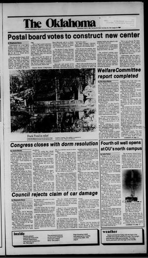 The Oklahoma Daily (Norman, Okla.), Vol. 71, No. 139, Ed. 1 Wednesday, April 3, 1985