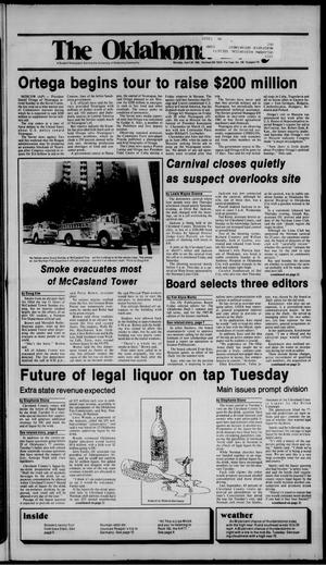 The Oklahoma Daily (Norman, Okla.), Vol. 71, No. 158, Ed. 1 Monday, April 29, 1985