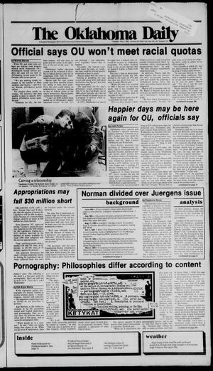 The Oklahoma Daily (Norman, Okla.), Vol. 71, No. 161, Ed. 1 Thursday, May 2, 1985