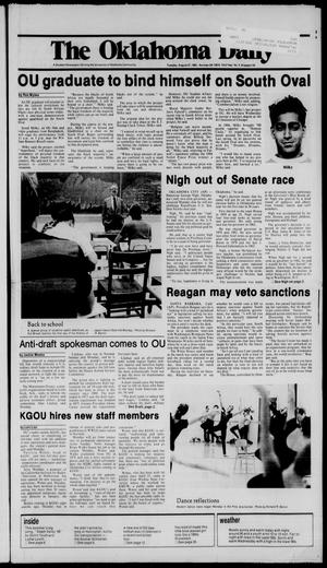 The Oklahoma Daily (Norman, Okla.), Vol. 72, No. 5, Ed. 1 Tuesday, August 27, 1985