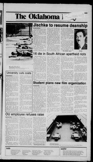 The Oklahoma Daily (Norman, Okla.), Vol. 72, No. 8, Ed. 1 Friday, August 30, 1985