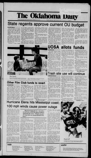 The Oklahoma Daily (Norman, Okla.), Vol. 72, No. 9, Ed. 1 Tuesday, September 3, 1985