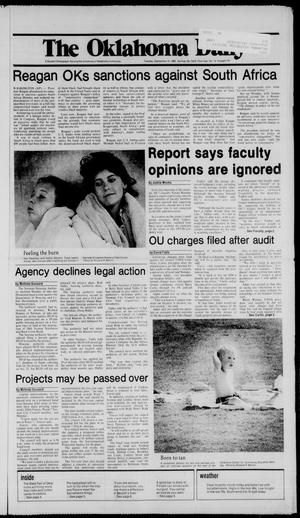 The Oklahoma Daily (Norman, Okla.), Vol. 72, No. 14, Ed. 1 Tuesday, September 10, 1985