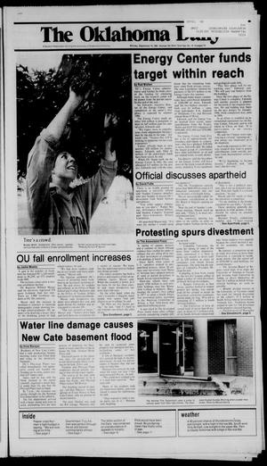 The Oklahoma Daily (Norman, Okla.), Vol. 72, No. 18, Ed. 1 Monday, September 16, 1985