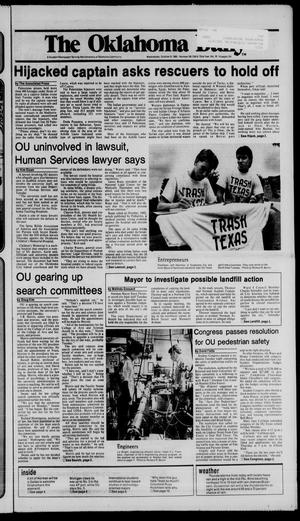 The Oklahoma Daily (Norman, Okla.), Vol. 72, No. 35, Ed. 1 Wednesday, October 9, 1985