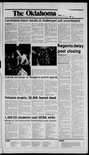 The Oklahoma Daily (Norman, Okla.), Vol. 72, No. 64, Ed. 1 Friday, November 15, 1985