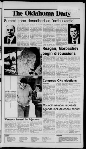 The Oklahoma Daily (Norman, Okla.), Vol. 72, No. 68, Ed. 1 Wednesday, November 20, 1985