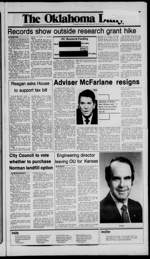 The Oklahoma Daily (Norman, Okla.), Vol. 72, No. 77, Ed. 1 Thursday, December 5, 1985