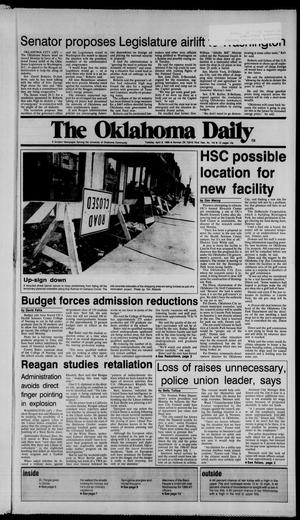 The Oklahoma Daily (Norman, Okla.), Vol. 72, No. 144, Ed. 1 Tuesday, April 8, 1986