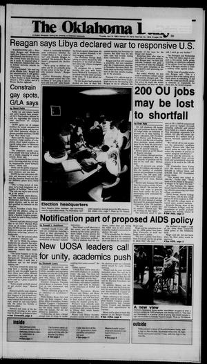 The Oklahoma Daily (Norman, Okla.), Vol. 72, No. 146, Ed. 1 Thursday, April 10, 1986