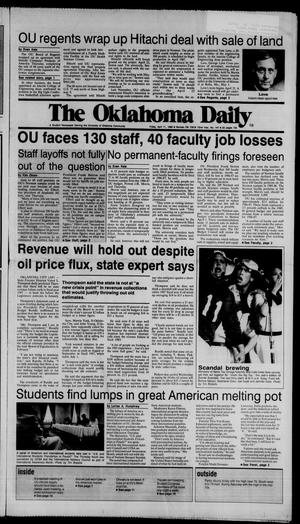 The Oklahoma Daily (Norman, Okla.), Vol. 72, No. 147, Ed. 1 Friday, April 11, 1986