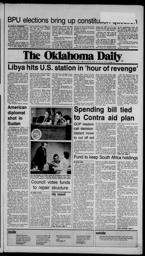 The Oklahoma Daily (Norman, Okla.), Vol. 72, No. 151, Ed. 1 Wednesday, April 16, 1986