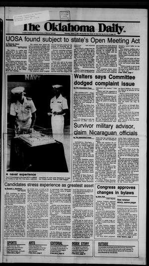 The Oklahoma Daily (Norman, Okla.), Vol. 73, No. 38, Ed. 1 Wednesday, October 8, 1986