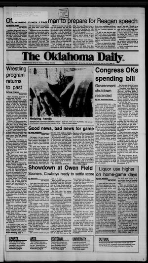 The Oklahoma Daily (Norman, Okla.), Vol. 73, No. 45, Ed. 1 Saturday, October 18, 1986