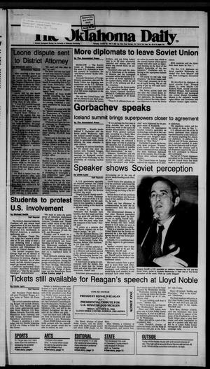 The Oklahoma Daily (Norman, Okla.), Vol. 73, No. 49, Ed. 1 Thursday, October 23, 1986