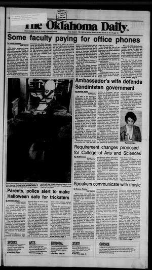 The Oklahoma Daily (Norman, Okla.), Vol. 73, No. 55, Ed. 1 Friday, October 31, 1986