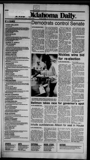 The Oklahoma Daily (Norman, Okla.), Vol. 73, No. 58, Ed. 1 Wednesday, November 5, 1986