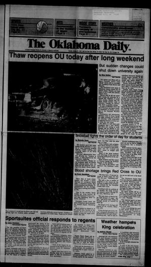 The Oklahoma Daily (Norman, Okla.), Vol. 73, No. 93, Ed. 1 Tuesday, January 20, 1987