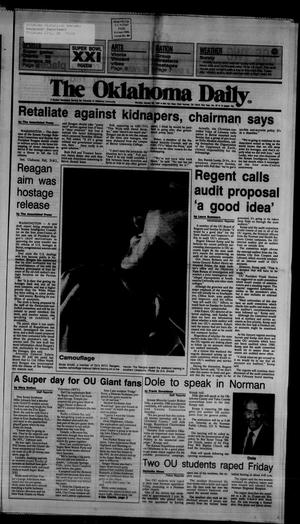 The Oklahoma Daily (Norman, Okla.), Vol. 73, No. 97, Ed. 1 Monday, January 26, 1987