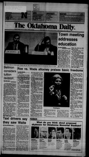 The Oklahoma Daily (Norman, Okla.), Vol. 73, No. 106, Ed. 1 Friday, February 6, 1987