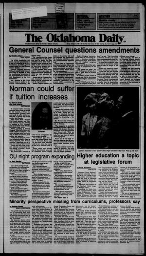 The Oklahoma Daily (Norman, Okla.), Vol. 73, No. 112, Ed. 1 Monday, February 16, 1987