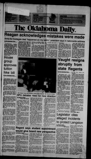 The Oklahoma Daily (Norman, Okla.), Vol. 73, No. 124, Ed. 1 Thursday, March 5, 1987