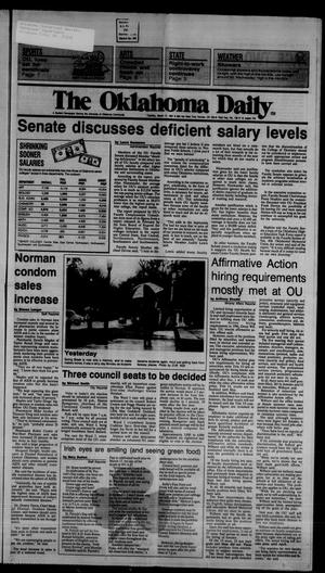 The Oklahoma Daily (Norman, Okla.), Vol. 73, No. 128, Ed. 1 Tuesday, March 17, 1987
