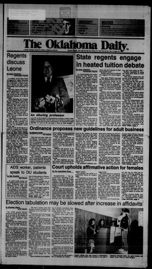The Oklahoma Daily (Norman, Okla.), Vol. 73, No. 135, Ed. 1 Thursday, March 26, 1987