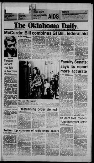The Oklahoma Daily (Norman, Okla.), Vol. 73, No. 148, Ed. 1 Tuesday, April 14, 1987