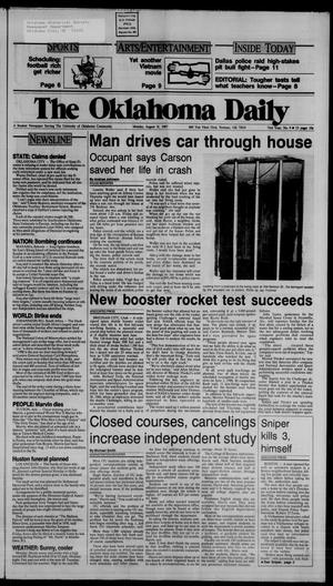 The Oklahoma Daily (Norman, Okla.), Vol. 73, No. 9, Ed. 1 Monday, August 31, 1987