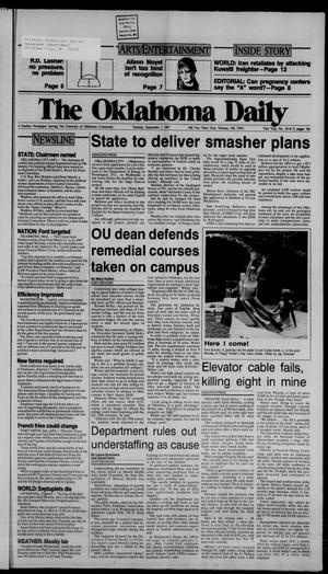 The Oklahoma Daily (Norman, Okla.), Vol. 73, No. 10, Ed. 1 Tuesday, September 1, 1987